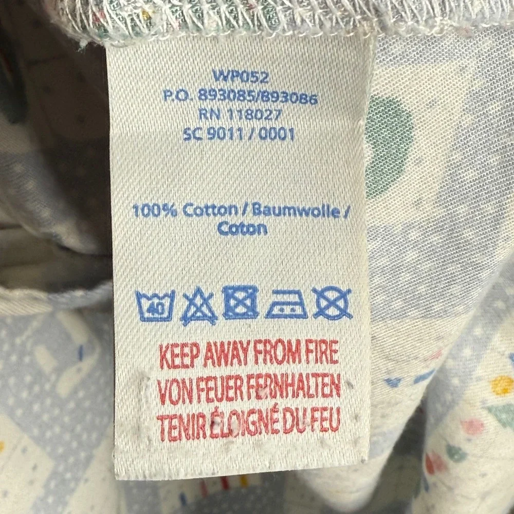 Boden Christmas Trees Dogs Cats Holiday Cotton Pajamas Night Shirt Gown‎ Small